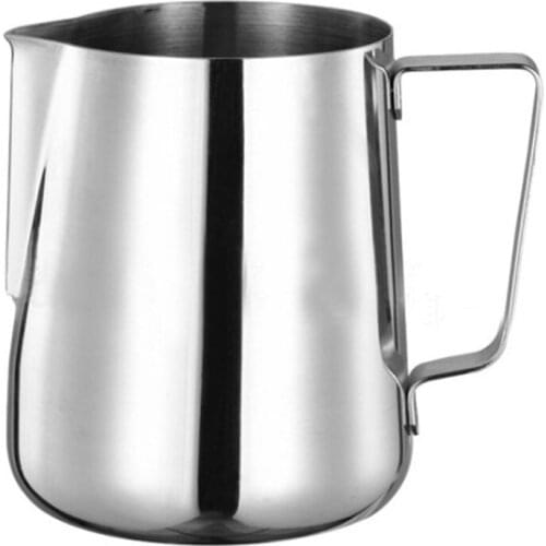 Stainless Steel Coffee Pot Milk Frothing Jug Coffee Maker Kettle Coffeeware Large Capacity Manual Cafetiere Coffee Containers