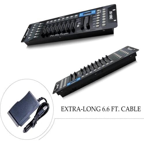 HOHAO 192 DMX 512 Stage DJ Disco Bar Lights Controller Lighting Home Party Wedding Nightclub Dj Ktv Moving Head