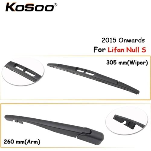 KOSOO Auto Rear Car Wiper Blade For Lifan Null S,305mm 2015 Onwards Rear Window Windshield Wiper Blades Arm,Car Accessories
