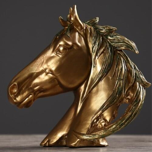 Creative American Horse Home Decoration Accessories Interior Study Wine Cabinet Window Model Room Decoration Decoration Gift