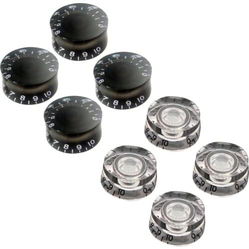 Volume & Tone Knob Set of 4 for Guitar Replacement Electric Guitar Parts