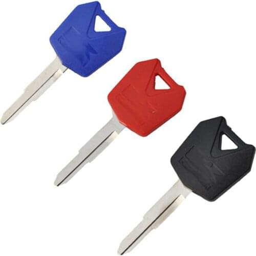 3pcs Motorcycle Uncut Key Blank Blade For Kawasaki ZX7R ZX9R ZX900 650 KLR650 Z750 Z1000 KX500 KDX200 VN1500 ZX750 ZN700 ZX636