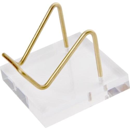 Display Stand For Gemstone Mineral Specimens Crystal Agate Acrylic Holder