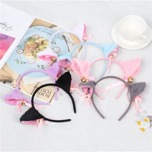 Cat Fox Ears Hair Clip Headband Party Cosplay Anime Costume Fur Decor Lovely Headband