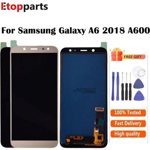 LCD For Samsung Galaxy A6 A600 A6 2018 LCD Display With Touch Screen Digitizer Assembly With Frame