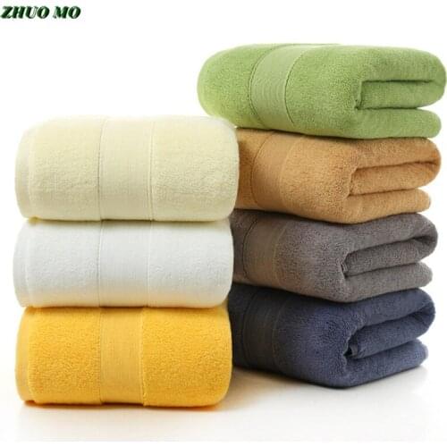 ZHUO MO 650g Cotton Bath Towels Super absorbent beach towel bathroom 7 colors Cloth 70*140cm SPA for Adults Shower Bath Towels