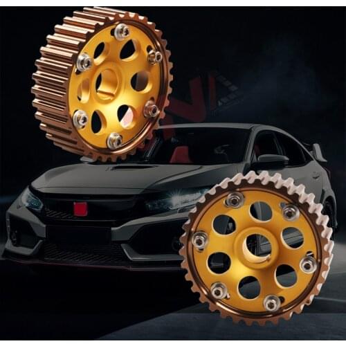 Cam Gear for Honda Civic B Series 90-2001 Models Adjustable Anodized Engine Sprocket Wheel Camshaft Cam Gear Pulley