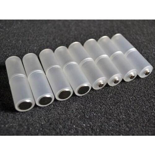 1000pcs/lot MasterFire Plastic AAA to AA Size Cell Battery Converter Adapter Adaptor Batteries Holder Case Cover Switcher