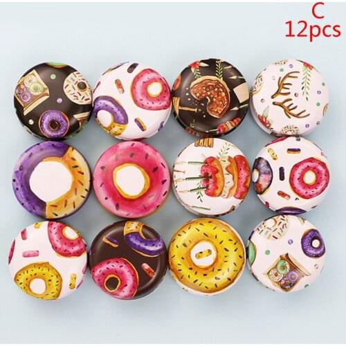 12pcs Mini Elegant Flower Tin Box DIY Candle Jar Balm Round Empty Case Storage