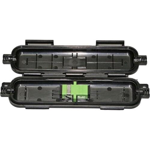 20 Pieces SC APC Fiber Protect Box White/Black Color SC APC SM FTTH Fiber Accessories Fiber Drop Cable Protection Box