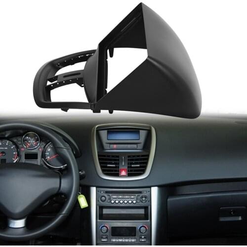 9 Inch Car Audio Frame Car Radio Panel GPS Navigation Panel DVD Panel Frame for Peugeot 207 2009-2013