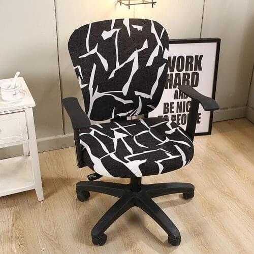Chair Cover Stretch Computer Office Chair Cover Stretchable Universal Swivel Chair Cover For Office #BO