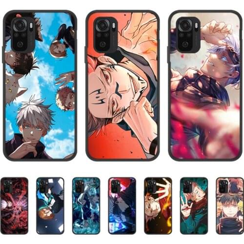 For Xiaomi Redmi 10X Pro Case Jujutsu Kaisen Anime Case For Xiaomi Redmi Note 6 5A Note 5A Prime 6A 5 Plus 4X Back Cover Fundas