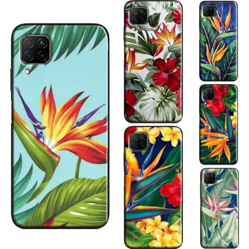 Tropical Paradise Hawaiian Birds Case For Huawei P30 P20 P40 Pro Mate 10 20 Lite P Smart Z 2019 Nova 5T Honor 8X 9X 8A 10i