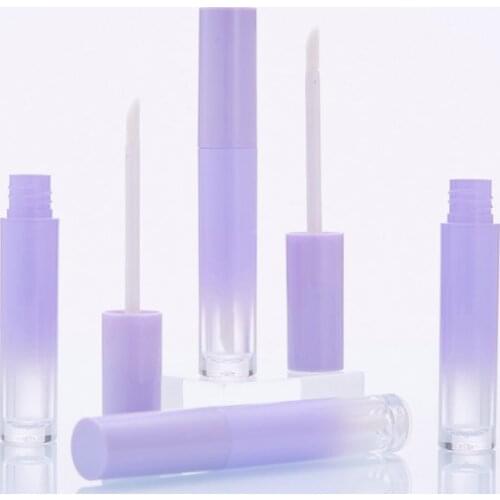 Lip Glaze Empty Tube Gradient Purple Lip Gloss Tube Lipstick Tube Quality Packaging Material Lip Gloss Sub-bottle Lip GlossTube