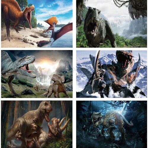 Jurassic World Era Backdrop Dinosaur Photo Background Child Party Supplies Decoration Studio Photography Backdrops Fondo Photos