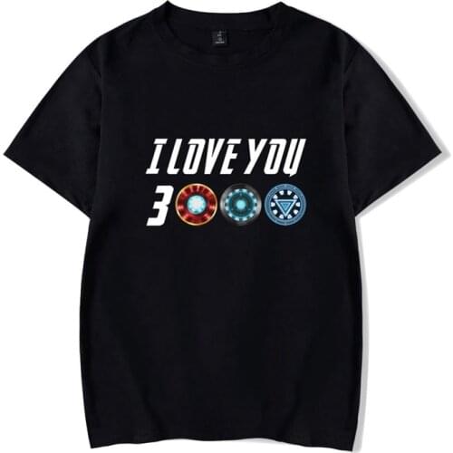 I Love You 3000 Times Cotton blended Men/women t-shirt Fashion Summer Streetwear Hot Harajuku Mens t shirt Clothes