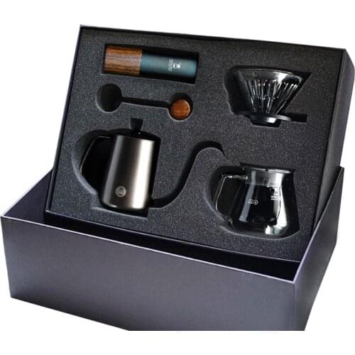 TIMEMORE Hand Brewed Sets Drip Coffee Make Gift Box Chestnut G1/G1S Manual Grinder Brew Coffee Pot Dripper Server