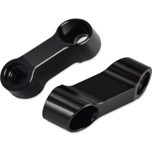 CNC Mirror Risers Extension Adapters Bolts FOR BMW HP2 F650GS F700GS F800 GS R NiceCNC Mirror Risers Extension Adapter