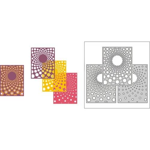 New 2021 Layering Anise Star Swirl Plate Metal Cutting Dies for DIY Scrapbooking and Card Making Decor Embossing Craft No Stamps