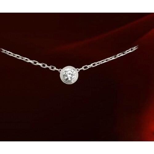 New Sale Brand TracysWing Necklace Genuine Austria Crystal Gold Color Pendant necklace Brand #RG860552White