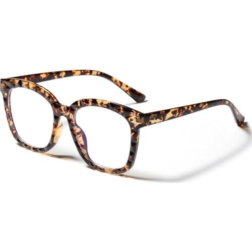 Veshion Womens Square Glasses Anti Blue Light Wave Pattern Transparent Fashion Eyeglasses for Men Winter Spring Decoration