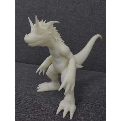 Original 3D Printing Digimon Adventure Growmon Resin Figure Toys Unpainted Model Royal Knight Decor Display Custom-Made