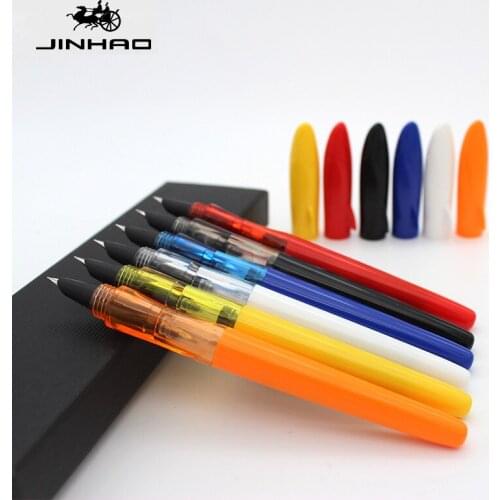 JINHAO SHAKR Series Candy Color Fountain Pen Children Student Cute 0.5mm 0.38mm Smooth Ink Nib Fashion Writing