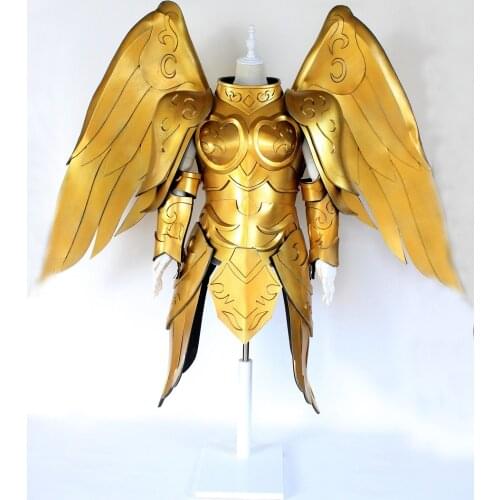 Customize Saint Seiya Athena Saori Kido Gold Cloth Cosplay Costume Armor