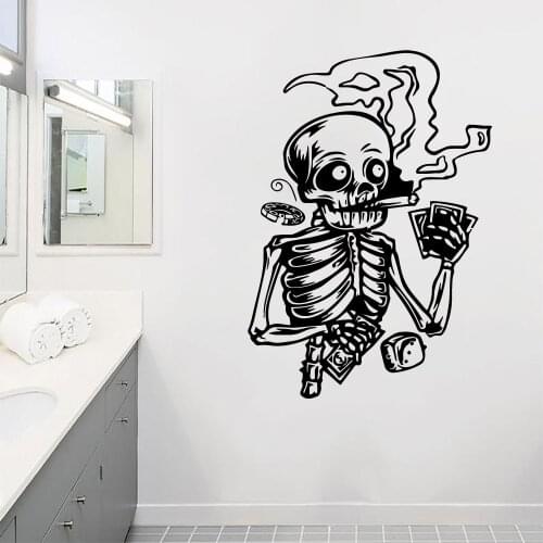 Romantic Smoker Wall Stickers Decorative Sticker Home Decor For Kids Rooms Decoration Wall Art MURAL Drop Shipping