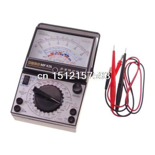 Volt Ohm Amp AC DC Battery Tester Meter Gauge Analog Multimeter x 1