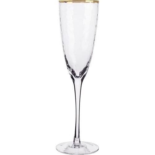 High quality Golden rim Red Wine Glass Champagne glass Large Goblet goblet glass cup Small luxury Party Family Drinkware