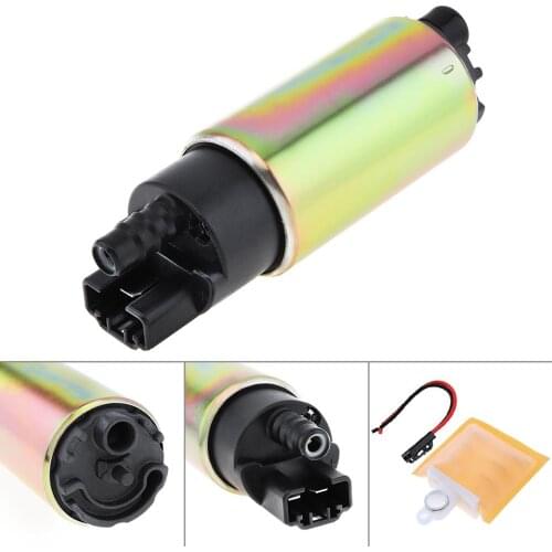13.5V 5A 3BAR High Performance Car Electric Fuel Pump & Strainer Install Kit with 120L/H Suitable for Ford / Nissan