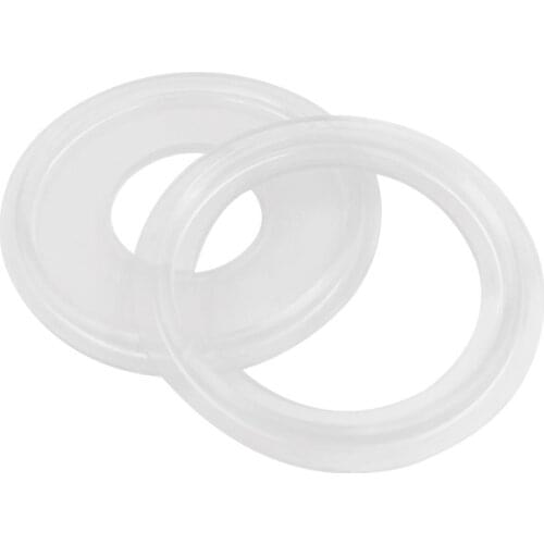5PCs 2" Sanitary Tri Clamp Silicone Gasket Fits 64mm OD Type Ferrule Flange