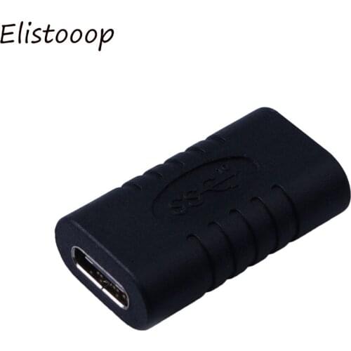 Type-C Female to Female Extension Adapter USB-C USB 3.1 Type-C Data connector 24Pin 10Gbps for HUAWEI Chromebook LeTV Phone