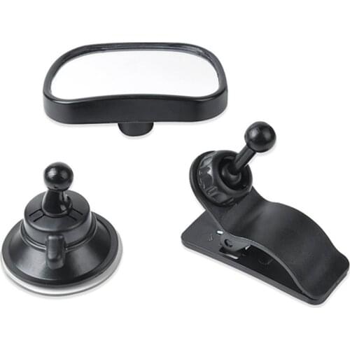 Car Rear Seat View Baby Child Safety Mirror Clip and Sucker Dual Mount Rearview Mirror car mirror car accessories