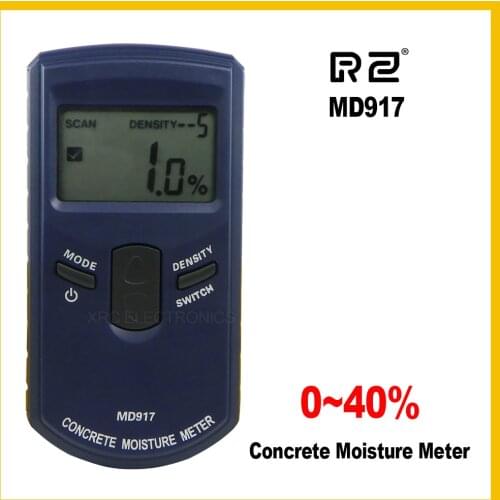 RZ Digital concrete moisture meter with HF electromagnetic waves moisture sensor MD917