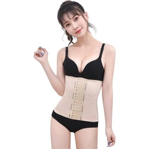 Women Waist Trainer Tummy Slimming Sheath Reducing Girdles Weight Loss Shapewear Modeling Belt Body Shaper Corset