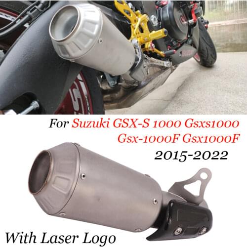 For suzuki GSX-S 1000 gsxs1000 gsx-1000f gsx1000f 2015-2020 Motorcycle exhaust modified middle connection pipe slip muffler