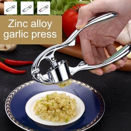 Hot Newest Manual Garlic Tamper Zinc Alloy Garlic Cutter Garlic Clamp Garlic Press Stripping Garlic Kitchen Tools Fast Delivery