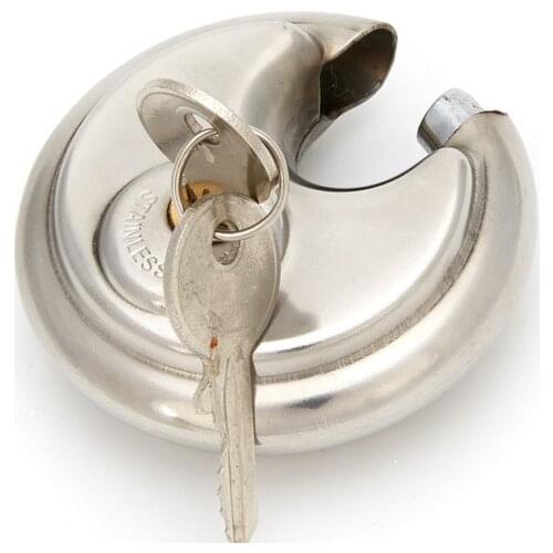 Ronde Cirkelvormige Schijf Hangslot Met 1 Toetsen