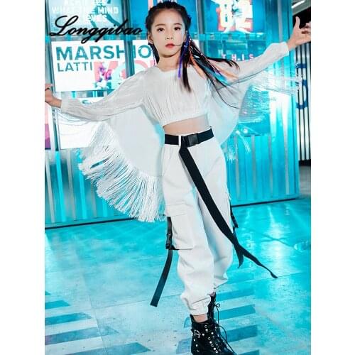 Baby Girl Cool Suit Autumn and Winter Trend Model Catwalk Fashion Personality Catwalk Catwalk Hip Hop Performance Clothing