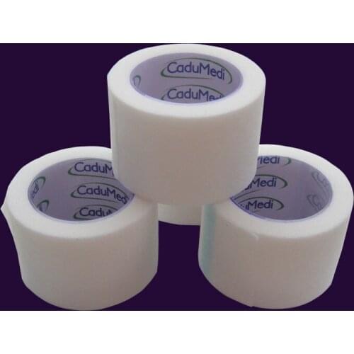 20pcs Medical dressing nursing gauze catheter fitted non-woven paper tape 2.5cm 500cm wound care surgical dressing disposable