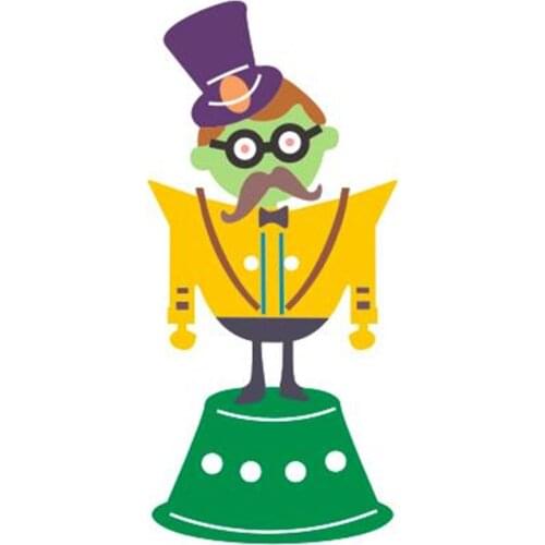 Metal Circus villain paper die cutting dies for Scrapbooking/DIY Easter wedding Halloween Easter card