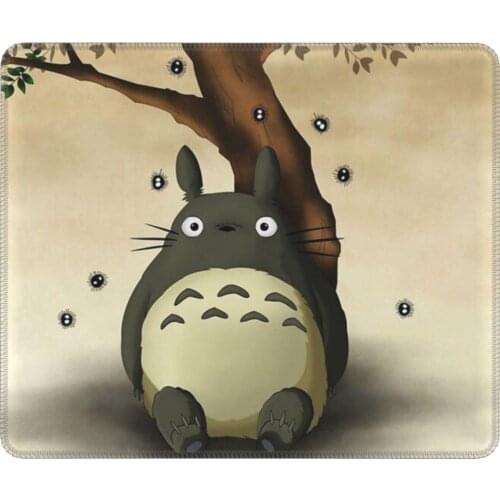 My Neighbour Totoro Funny Mouse Pad with Locking Edge Desk Mat Pads Rubber PC Table Decoration Cover