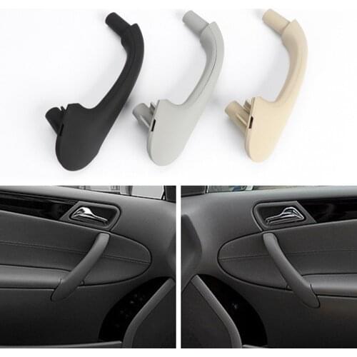 For Mercedes Benz C-Class W203 Inner Door Pull Handle Cover Interior Accessories Handles Front Rear Black Beige Grey 2038101551