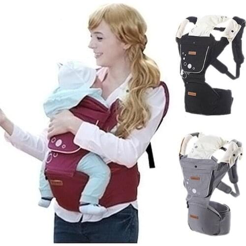 2016 very popular Imama Baby Outdoor Carrier Hipseat Infant Babys Shouders Multi-function Sling cotton backpack kid carriage