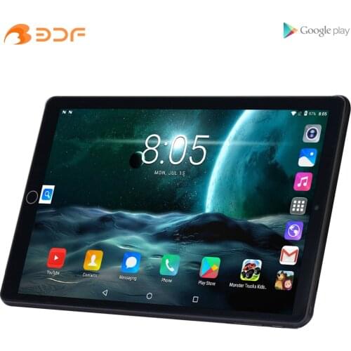 New 10.1 inch Tablet Pc Quad Core Android 7.0 Google Play 3G Call Phone Tablets WiFi GPS 1280x800 Tempered Glass 10 inch Tab