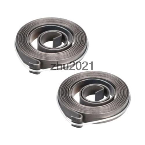 Drill Press Spring Quill Feed Return Coil Assembly 1540mm 59x10x1.2mm 2pcs