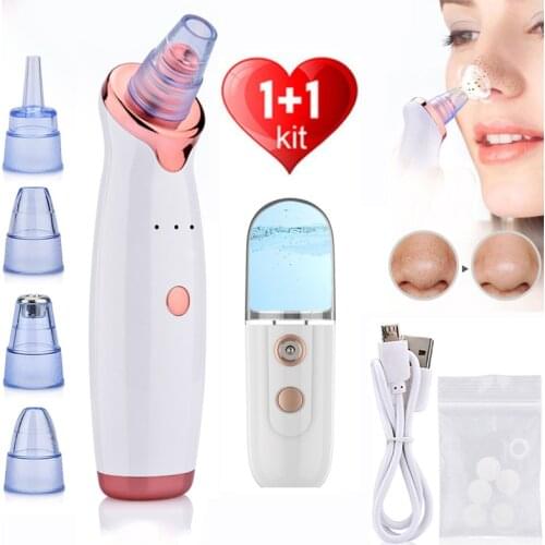 Facial Blackhead Remover Electric Acne Cleaner Blackhead Black Point Vacuum Cleaner Tool Black Spots Pore Cleaner Machine